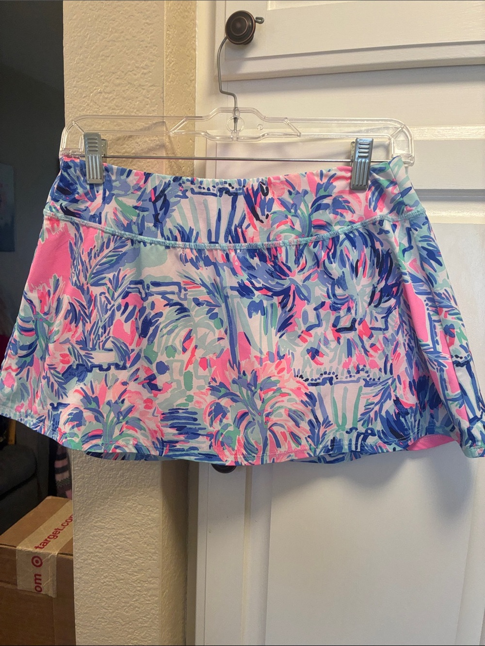 Lilly Pulitzer Pink Blue Green Printed Women's Skirt